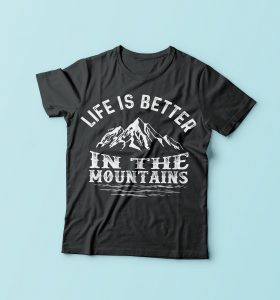 Life Is Better In The Mountain tshirt design vector - Buy t-shirt designs