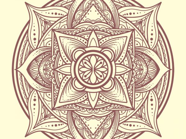 Mandala tshirt design