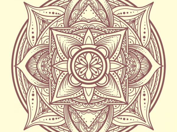 Mandala tshirt design