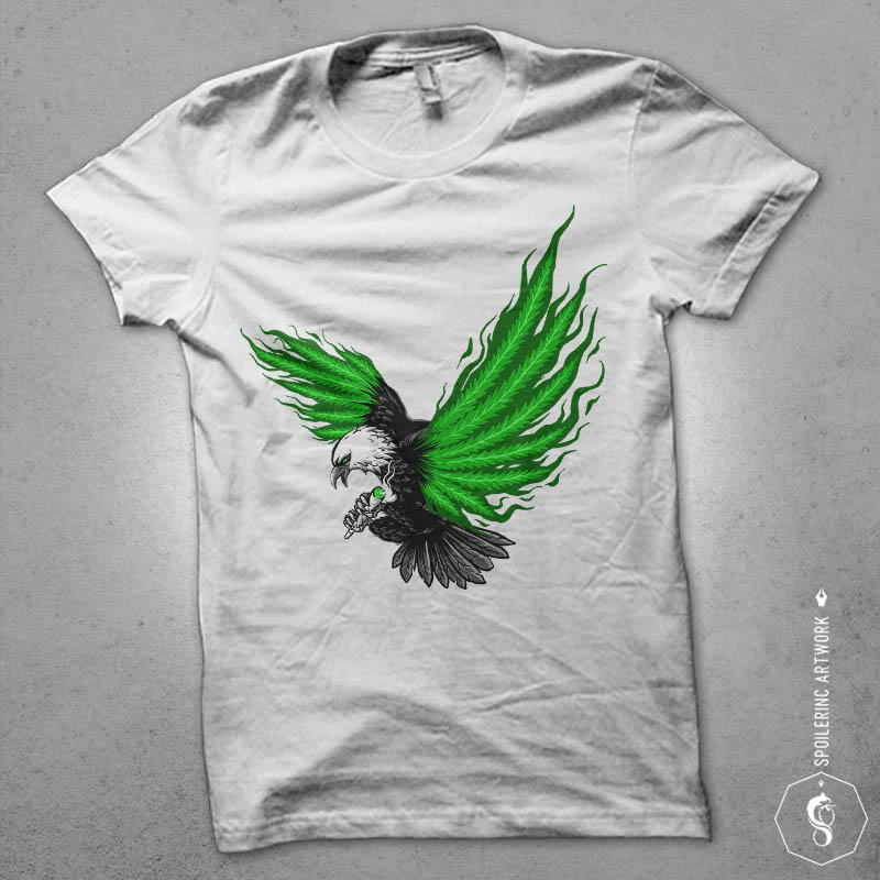 flying hunter Graphic t-shirt design vector shirt designs