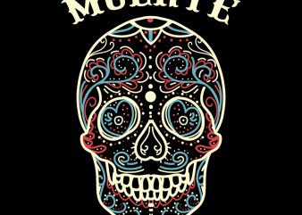 los muertos tshirt design