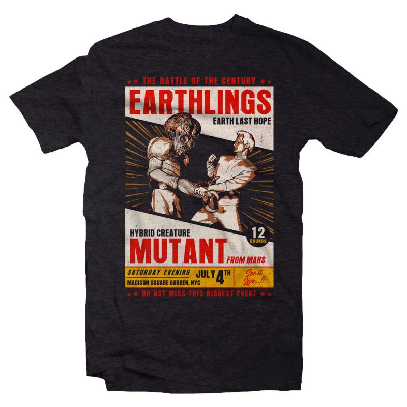mutant fight tshirt design for sale
