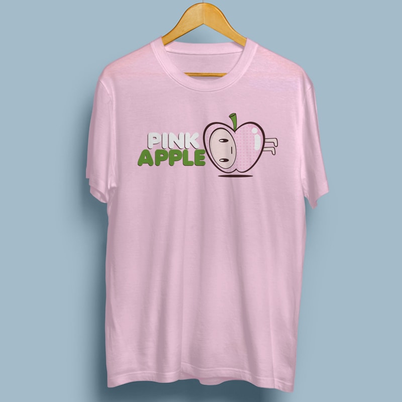 PINK APPLE buy tshirt design