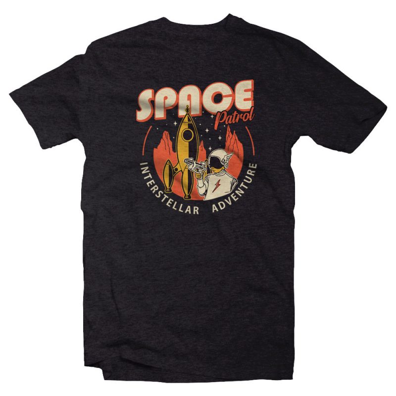 space patrol t shirt designs for merch teespring and printful