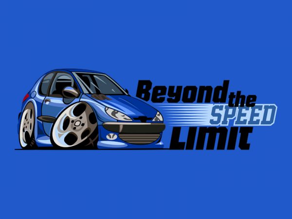Speed limit t shirt design png