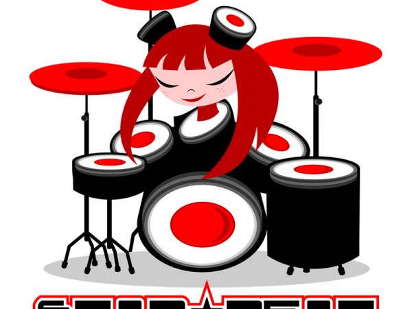 Starbeat print ready vector t shirt design