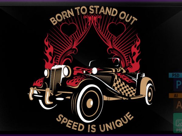 Speed exciting buy t shirt design