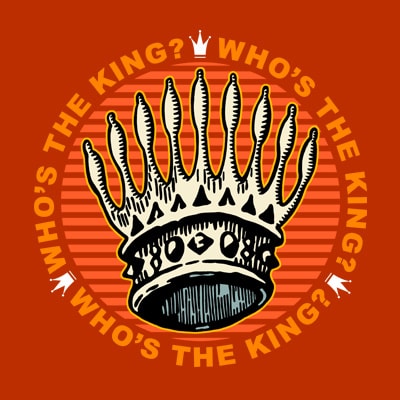 Who’s the king t-shirt design for commercial use
