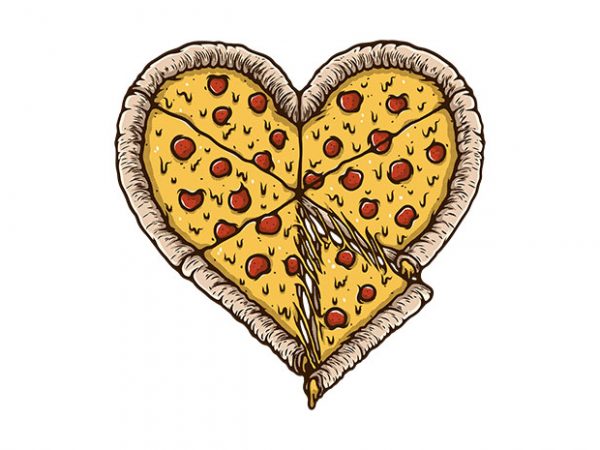 Pizza lover t shirt design for sale