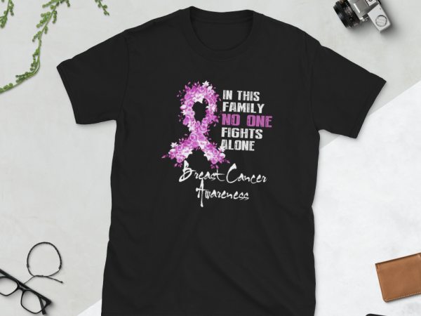 Breast cancer awareness print ready t shirt design