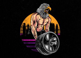 eagle gym Graphic t-shirt design