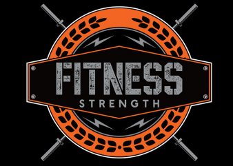 fitness Vector t-shirt design