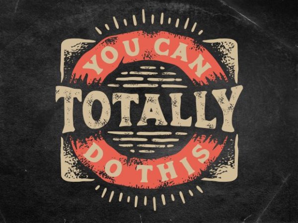 You can totally do this vector t-shirt design for commercial use