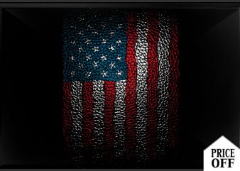 AMERICAN leather print ready shirt design