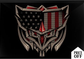 American shield tshirt design vector
