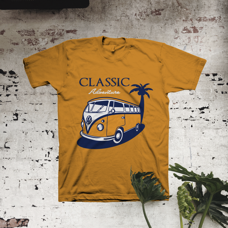 Classic Adventure t shirt designs for sale