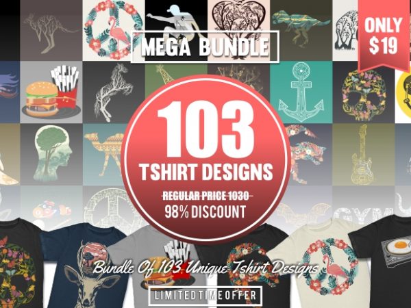 103 Vector T-shirt Designs 103 Vector T-shirt Designs