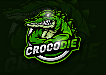 Crocodie vector t shirt design artwork