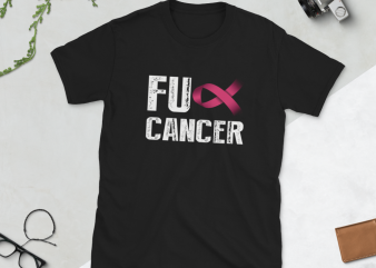Fuck Cancer t-shirt design png