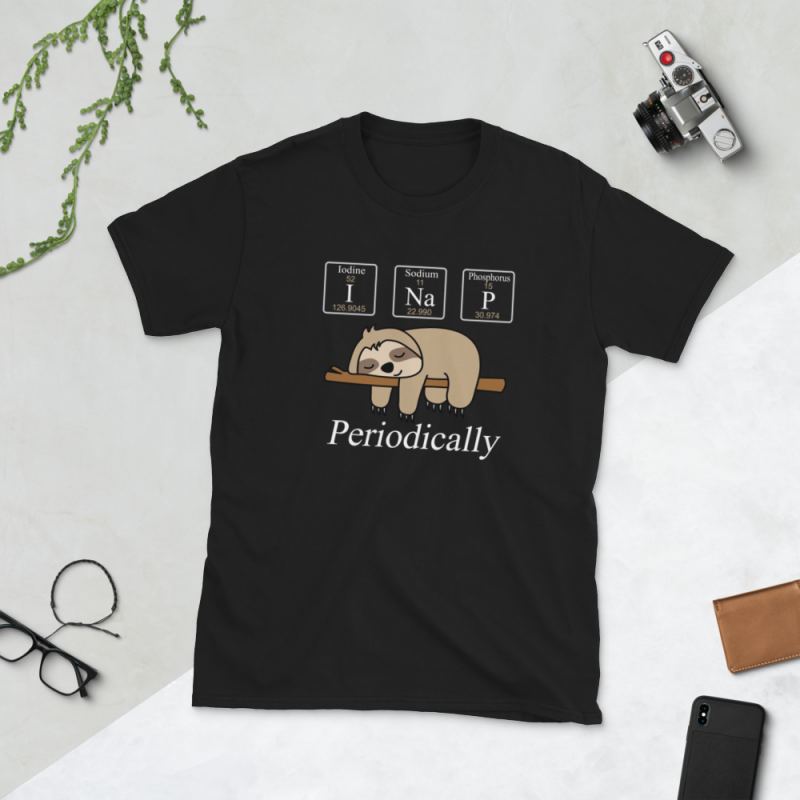 Sloth – Funny Chemistry – I nap periodically buy t shirt designs artwork