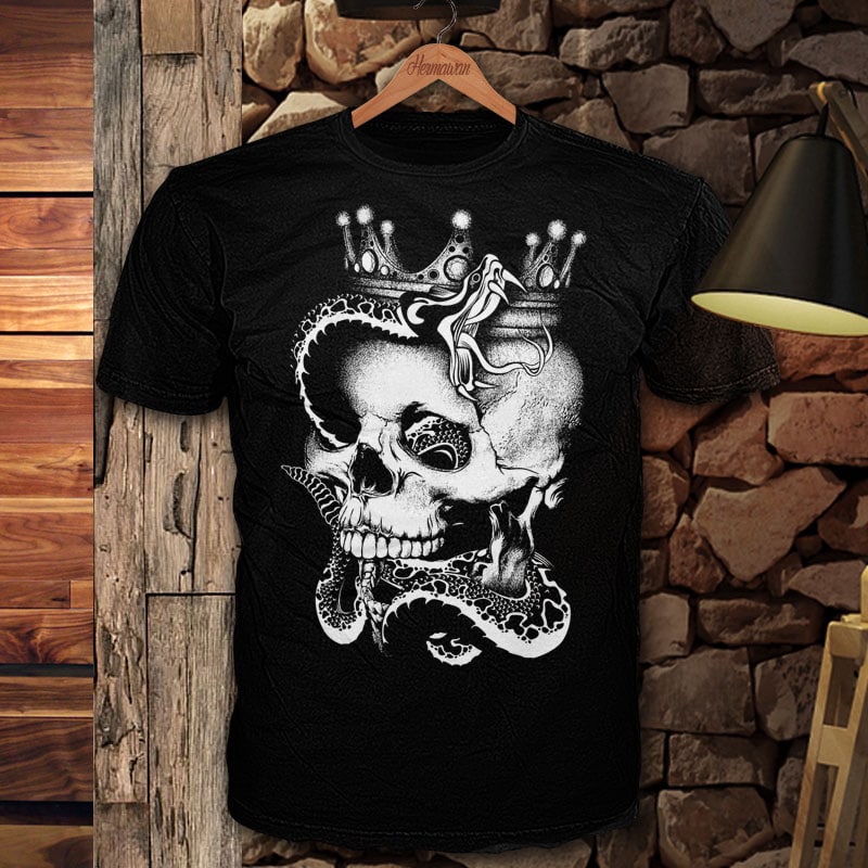 King is dead t shirt design png
