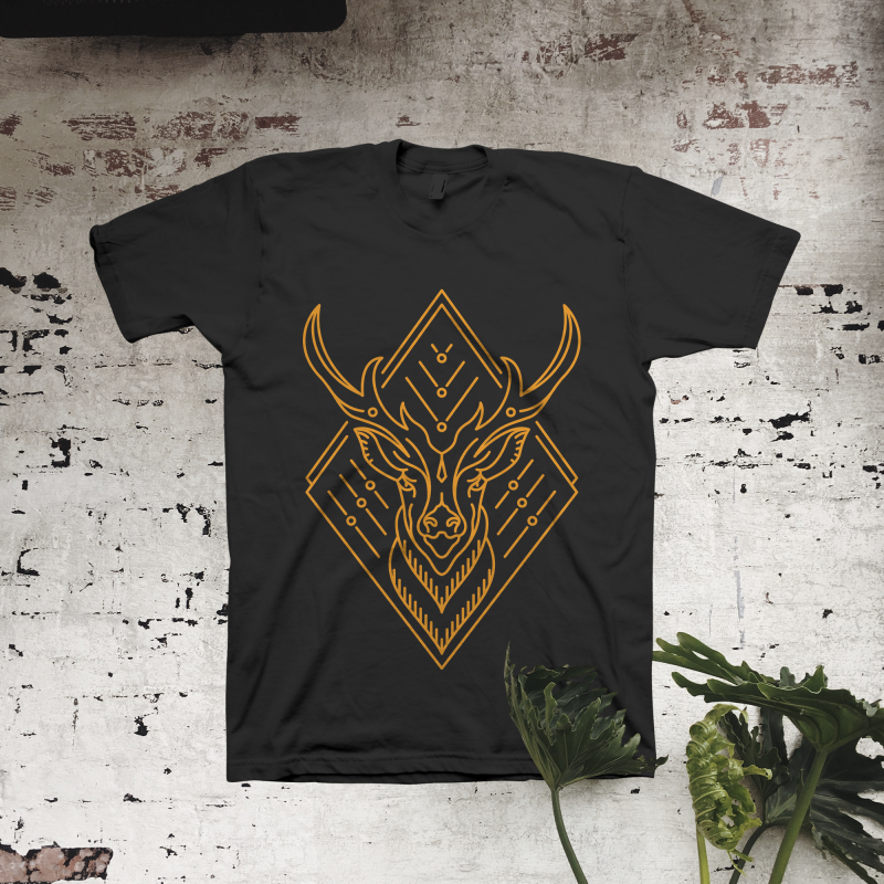 King of Deer t shirt designs for teespring