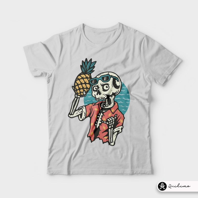 Pineapple Lover t shirt design graphic