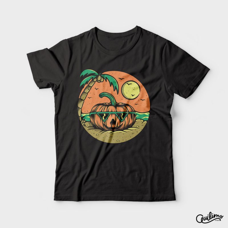 Pumpkin Summer tshirt designs for merch by amazon