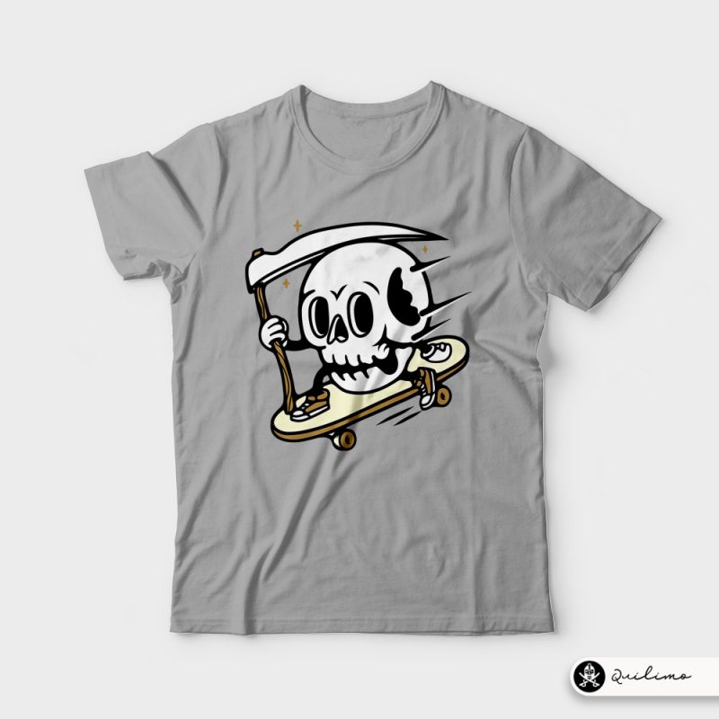 Skullboarding tshirt factory