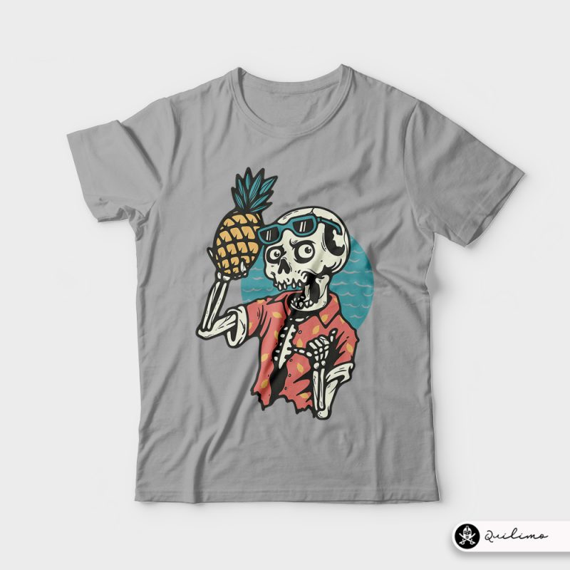 Pineapple Lover t shirt design graphic