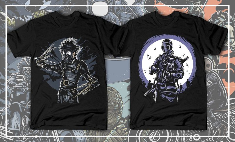 t-shirt vector 100 Tshirt Designs Big Bundle