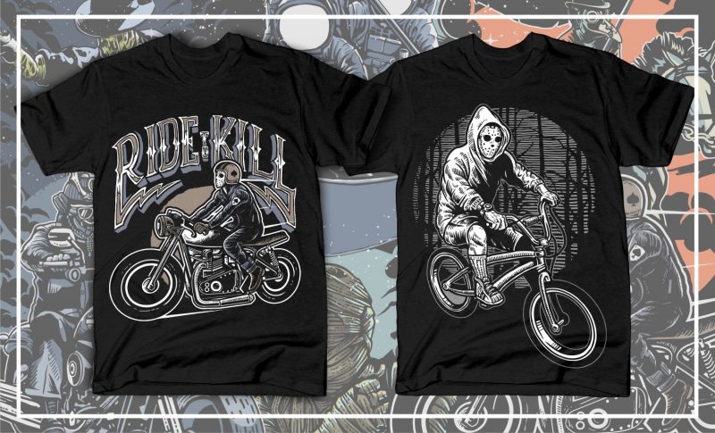 t-shirt vector 100 Tshirt Designs Big Bundle