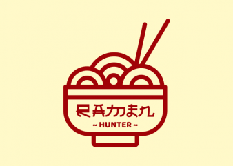 Ramen Hunter t shirt design for purchase