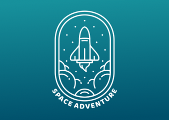Space Adventure t shirt design to buy