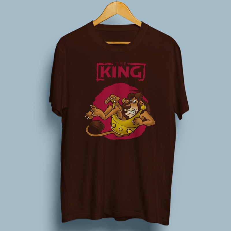 THE KING tshirt designs for merch by amazon