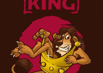 THE KING t-shirt design png