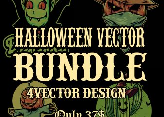 halloween vector bundle vector t-shirt design