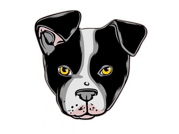 Dog vector t-shirt design