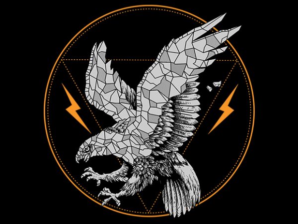 Eagle vector t-shirt design