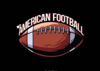 American football vector shirt design