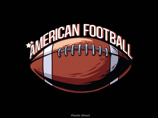 American football vector shirt design