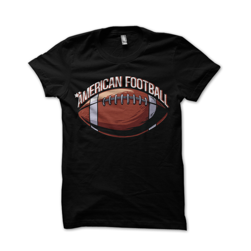 American football buy t shirt designs artwork