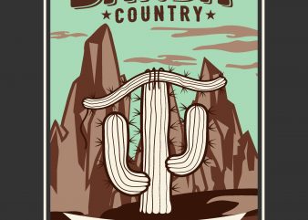 Bandit country t shirt design vector