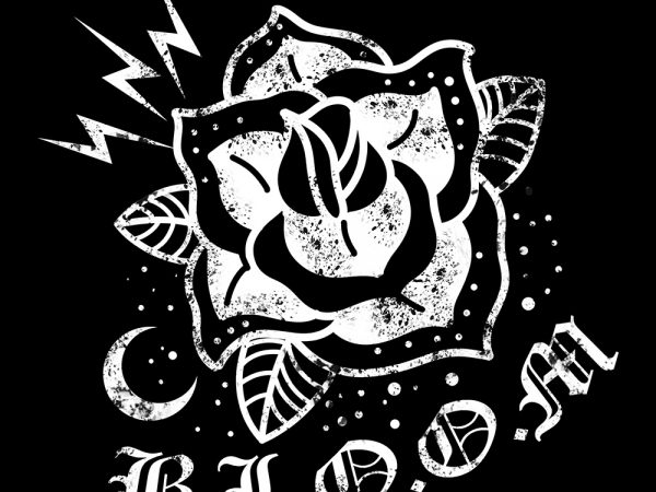 Bloom tshirt design