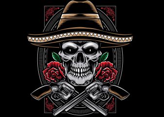 Cavaleras Mexicano t shirt design for purchase