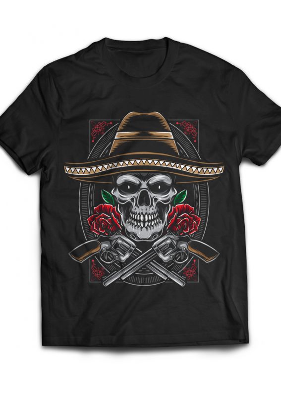 Cavaleras Mexicano tshirt-factory.com