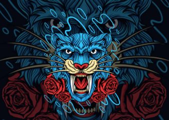 TIGER HEAD T-SHIRT DESIGN