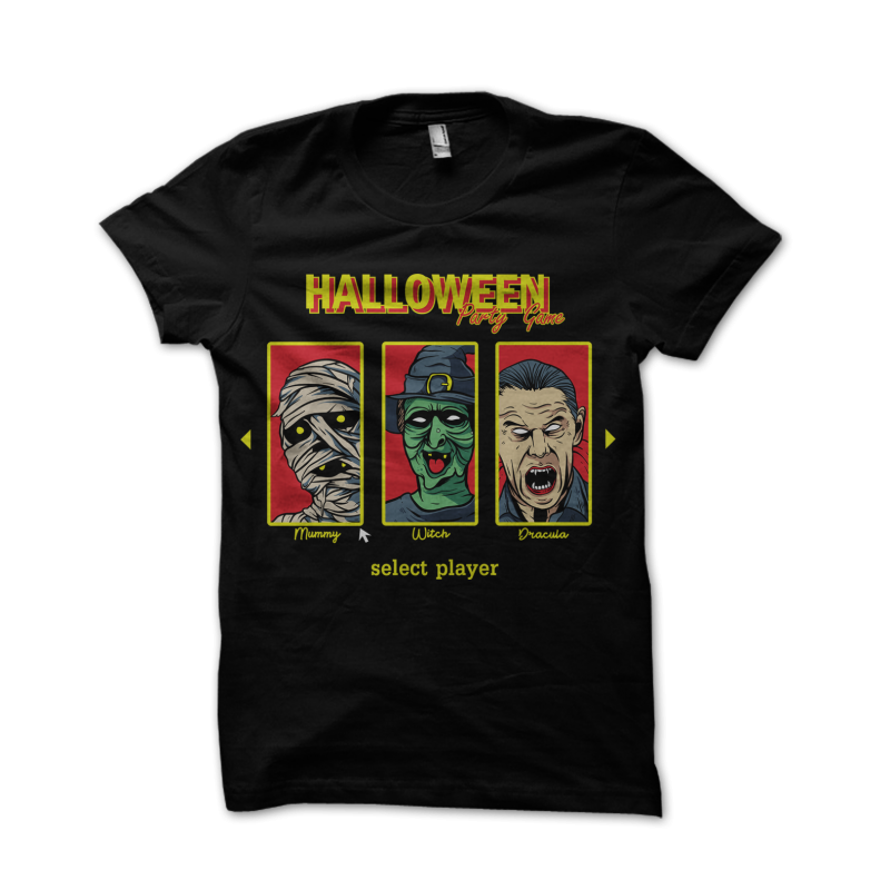 Halloween Party Game tshirt factory