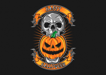 happy halloween buy t shirt design for commercial use