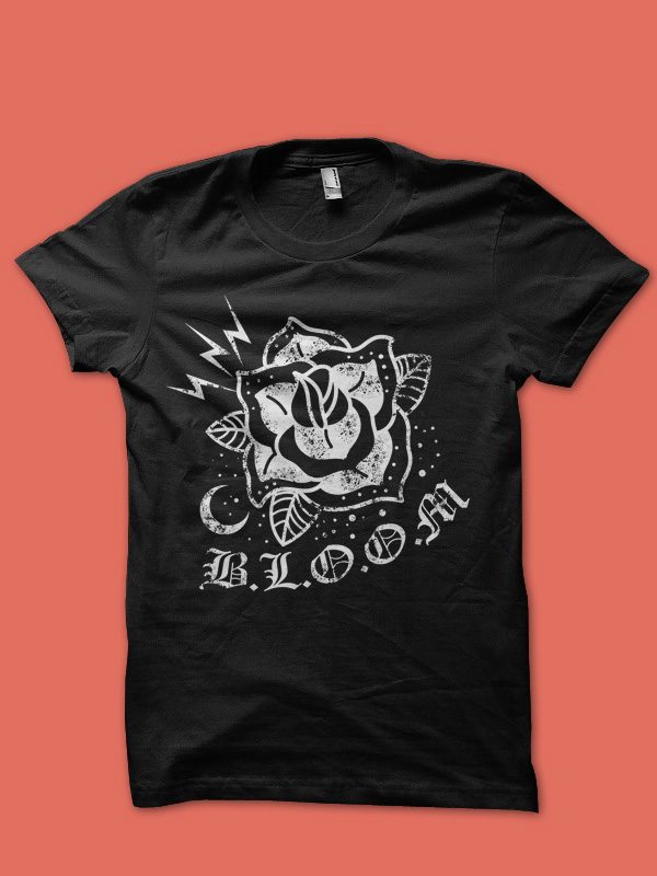 bloom tshirt design tshirt-factory.com